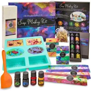 Soap Making Kit for Adults, Make Your Own Soap with Melt and Pour diy Natural... - Picture 1 of 10