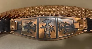 Vintage Native Tribal Belt Copper - Picture 1 of 5