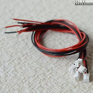 10 x mini plug kits 2 Pins JST 2.0mm Micro Connector male with 30cm wire cables - Picture 1 of 1