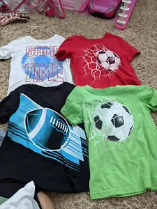 boys size 6 short sleeve sports themed Carter's t-shirts - Picture 1 of 1