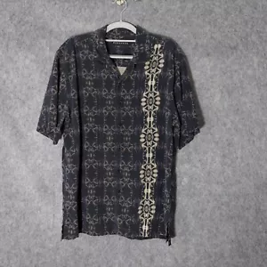 Baracuta Herren Hemd M Seide Hawaii Schildkröte Kurzarm Knopfleiste Kragen atmungsaktiv - Bild 1 von 16