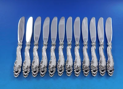 Set moderno esparcidor de mantequilla de plata esterlina Decor by Gorham HH 12 piezas 6 1/4" Foto 1 de 4