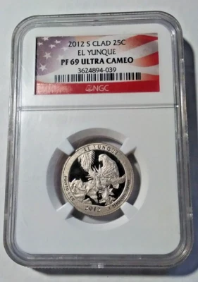 2012 S Clad El Yunque Quarter National Parks NGC PF69 Ultra Cameo (Q-69) - Image 1 of 2