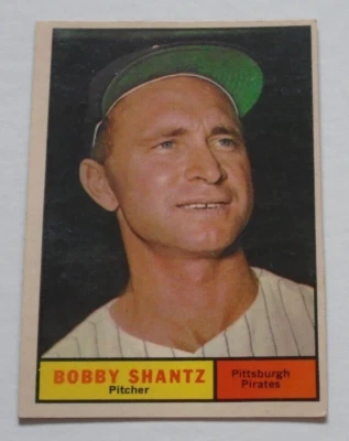 1961 Topps Baseball cards  card # 379 Bobby Shantz Pittsburg Pirates - Image 1 of 2