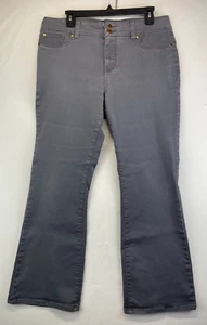 Iman Khaki Dress Pants - Womens Size 12 - Gray - Chino - Stretch (1035) - Picture 1 of 20