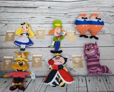 Alice in Wonderland D23 Exclusive Hatter Queen Plush Mary Blair 70th Anniversary - Image 1 of 2