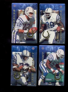 1996 Pro Magnets Indianapolis Colts Set JIM HARBAUGH MARSHALL FAULK ZACK CROCKET - Picture 1 of 1