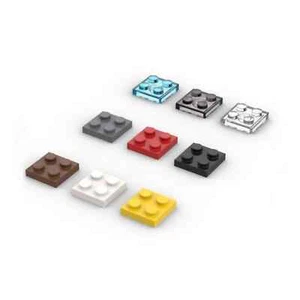 100 PCS 3022 Parts Plate 2x2 Building Blocks 100% Compatible DIY Bricks Toys - Picture 1 of 16