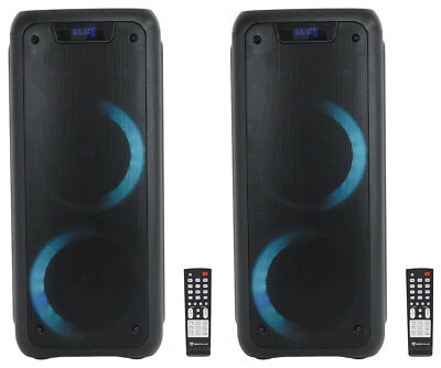 (2) Rockville ROCK PARTY 6 Dual 6.5" Wireless Linking Battery Powered Speakers - Image 1 of 4