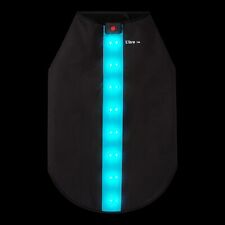 Waterproof Rechargeable LED Dog Coat Hi Vis Reflective Vest Safety Jacket Pet