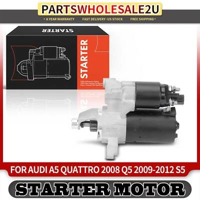 New Starter Motor for Audi A5 Quattro 2008 Q5 2009-2012 S5 2008-2009 3.2L 4.2L - Image 1 of 4