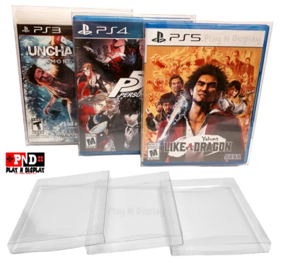 1 FUNDA PROTECTORA SONY PLAYSTATION 3 4 5 FUNDA PROTECTORA FUNDA TRANSPARENTE PS3 PS4 PS5 Foto 1 de 4