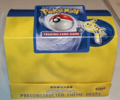 Empty 1999 Pokemon Preconstructed Theme Starter Deck Display Box CCG no packs - Image 1 of 4