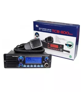 TTI TCB 1100 evo mobile CB radio AM FM UK EU dual voltage front speaker - Picture 1 of 7