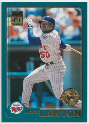 2001 Topps HTA #213 Matt Lawton Minnesota Twins - Image 1 of 2