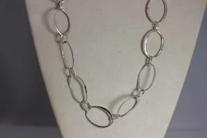 Cadena grande de eslabones ovalados 925 firmada RLM Studios 33"-12355  - Imagen 1 de 10