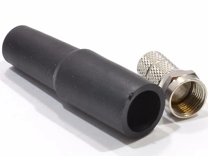 ENCHUFE TIPO F TWIST ON CON BOTA RESISTENTE A LA INTEMPERIE PARA CABLE COAXIAL ANTENA SATÉLITE - Imagen 1 de 4