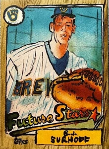 2021 Topps x Spotlight 70 ft. Andy Friedman BJ Surhoff #6 - Free Shipping! - Picture 1 of 5