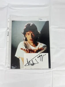 Mick Jagger Rolling Stones Signed Paper with Headshot Photo 8X10 - Picture 1 of 6