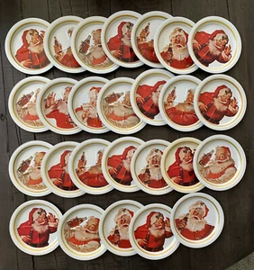 Coca Cola Santa Coasters - Lot of 26 - Picture 1 of 2