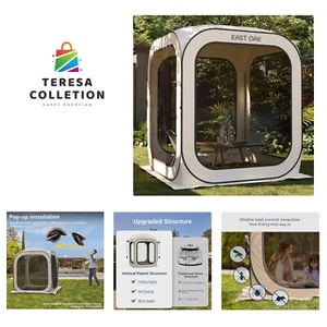 Screen House Tent Pop-Up, Portable Screen Room Canopy Instant Screen Tent 6 x... - Picture 1 of 8