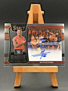 2022 WWE Panini Select Montez Ford Ringside Action Signatures Auto Base #RA-MZF - Bild 1 von 2