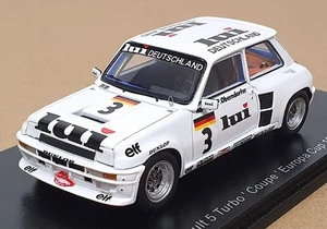 Spark 1/43 Scale S6021 - Renault 5 Turbo Coupe #3 Europa Cup - White - Picture 1 of 5
