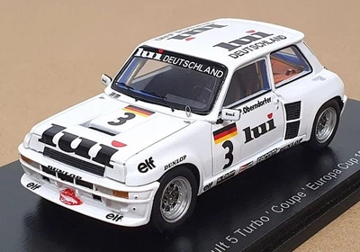 Spark 1/43 Scale S6021 - Renault 5 Turbo Coupe #3 Europa Cup - White - Image 1 of 4