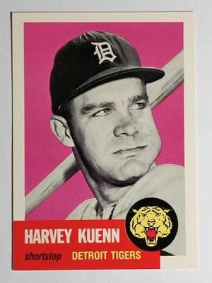 1991 Topps Archives '53 #301 Harvey Kuenn - Image 1 of 2