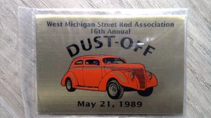 Dust-Off 16th Annual Plaque May 21 1989 Automobilia Daytona Trophy VTG NOS - Picture 1 of 2