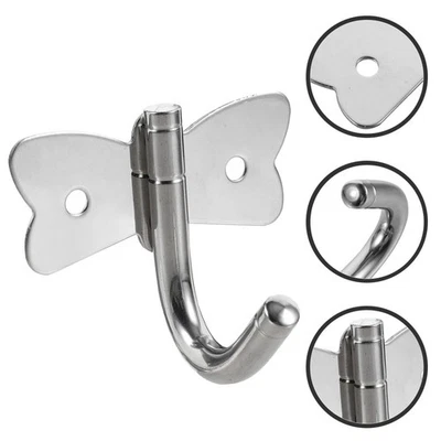  Music Hanger Instrument Hanging Hook Stainless Steel Wall Coat Hooks - Image 1 of 4