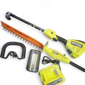 Cortasetos Ryobi RYHDG Expand-It 19,5" + Kit de cabezal eléctrico de fibra de carbono con batería - Imagen 1 de 9