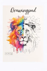 Skizzenbuch A4 80 Blatt 80g/m² Zeichenblock Zeichnen Marker Manga NEU OVP - Bild 1 von 1