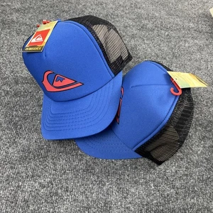 Quiksilver Truckermütze Jungen Snapback blau rot Schaumstoff Mesh Cap Skate Surf - Bild 1 von 3