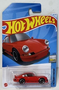 Hot Wheels Porsche 911 Carrera RS 2.7 Factory Fresh 4/10 Red Sports Car 46/250 - Picture 1 of 7