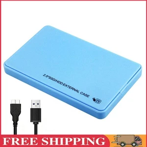 2.5 Inch HDD/SSD Case 6Gbps Mobile Hard Drive Case for MacBook PC (Blue) - Bild 1 von 9