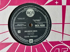 ELVIS PRESLEY JAILHOUSE ROCK 10" SINGLE RCA (2005) NEAR MINT- LTD ED NUMBERED - Picture 1 of 3
