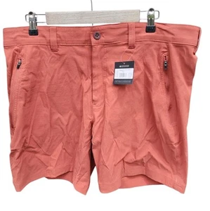 Pantalones Cortos Eddie Bauer Para Hombre Horizon Guide Wander, Granate, 38 Nuevos Con Etiquetas - Imagen 1 de 4