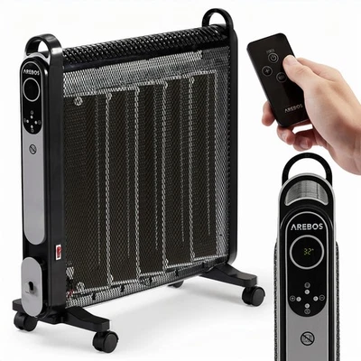 AREBOS Mica Konvektor 2000 Watt Heizgerät Heizkörper Heizung Elektro-Heizer