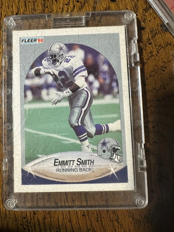 1990 Emmitt Smith Fleer Update #U-40 RC Rookie Card Dallas Cowboys HOF GOAT - Image 1 of 2