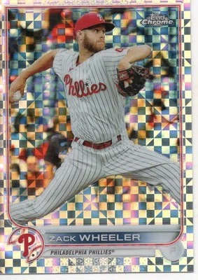 2022 TOPPS CHROME  X-FACTOR ZACK WHEELER  #207 - Image 1 of 2