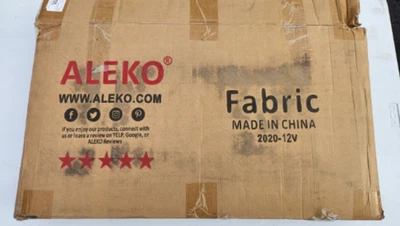 ALEKO Retractable Awning Fabric Replacement 20 ft. x 10 ft. Green & White Stripe - Image 1 of 3