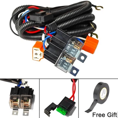 Fits VW T4 Transporter Uprated Headlight Wiring Loom Harness Plug & Play H4 - Image 1 of 4