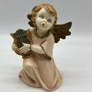 "Estatuilla de querubín ángel de plástico duro de 4,25"" de alto hecha en Italia" - Imagen 1 de 11