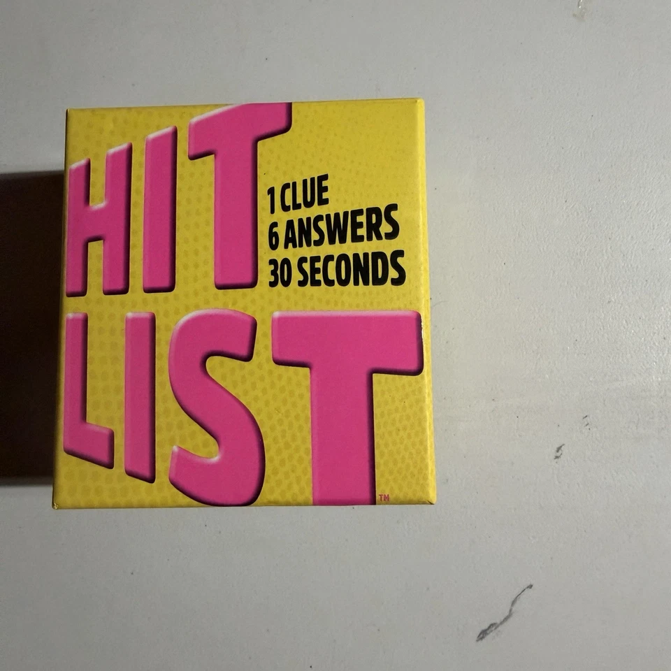 Hit List Card Game Gamewright 1 Clue 6 Answers 30 Seconds - Image 1 of 4