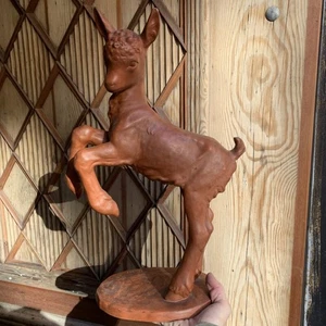 Große Figur Lamm Entwurf Reinhold Unger Goebel Keramik 50er 60er Jahre Schäfchen - Bild 1 von 14