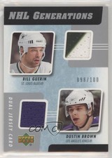 2006 Upper Deck NHL Generations Dual Jersey /100 Bill Guerin Dustin Brown #G2-GB