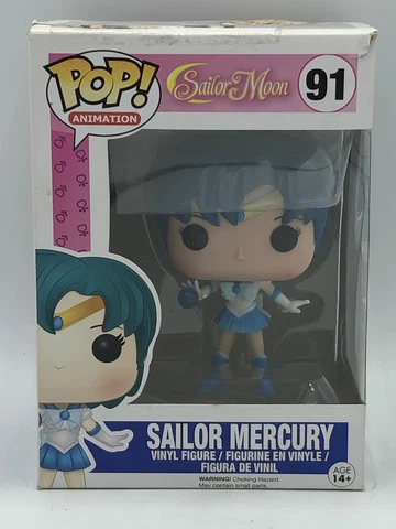 Funko POP! Animation Anime Sailor Moon Sailor Mercury #91 Vinyl Figure Cover