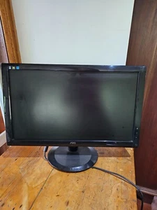 AOC 2436vw Computer Screen TFT24W80PS FULL HD 24" Wide Monitor DVI - Picture 1 of 2