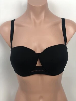 LA PERLA 全新带标签 Shape Couture 模压文胸 带可拆卸肩带 - 黑色 — 第 1/4 张图片